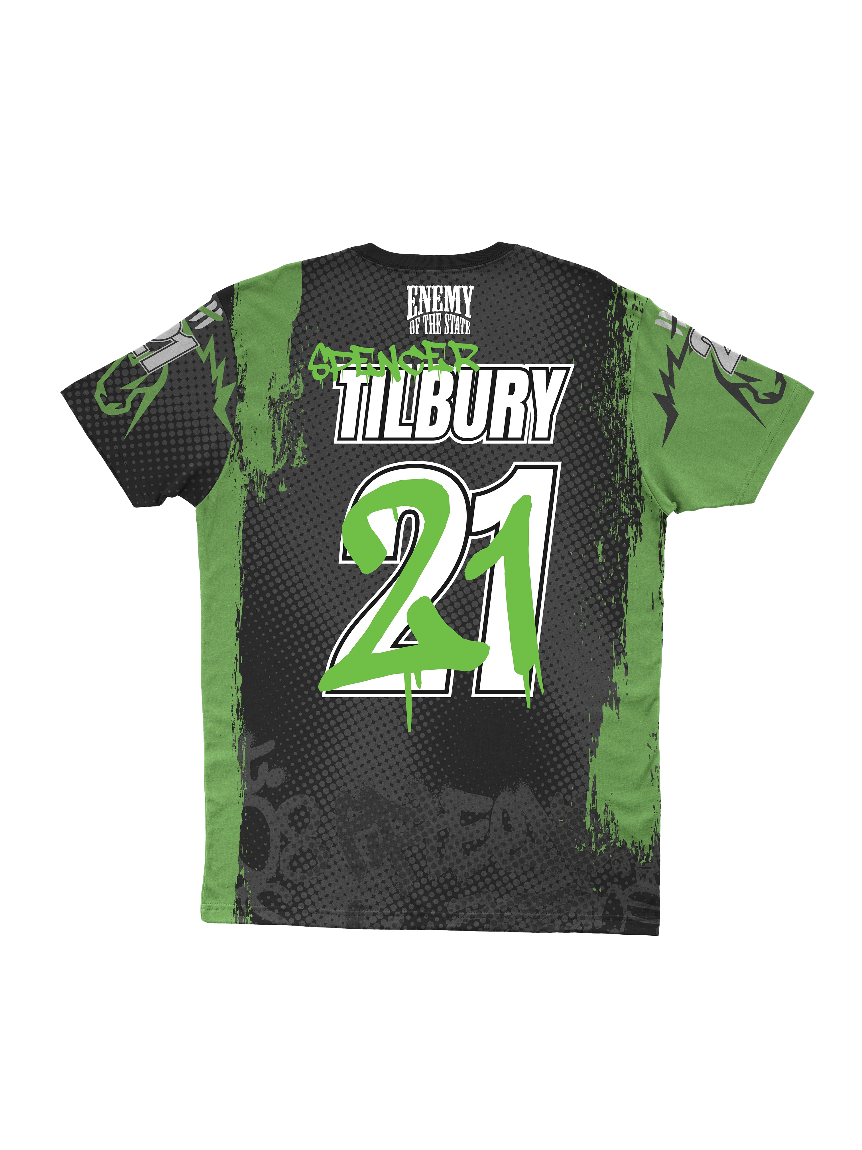 Lucky 15 x Enemy Jersey - Tech Tee (Black)