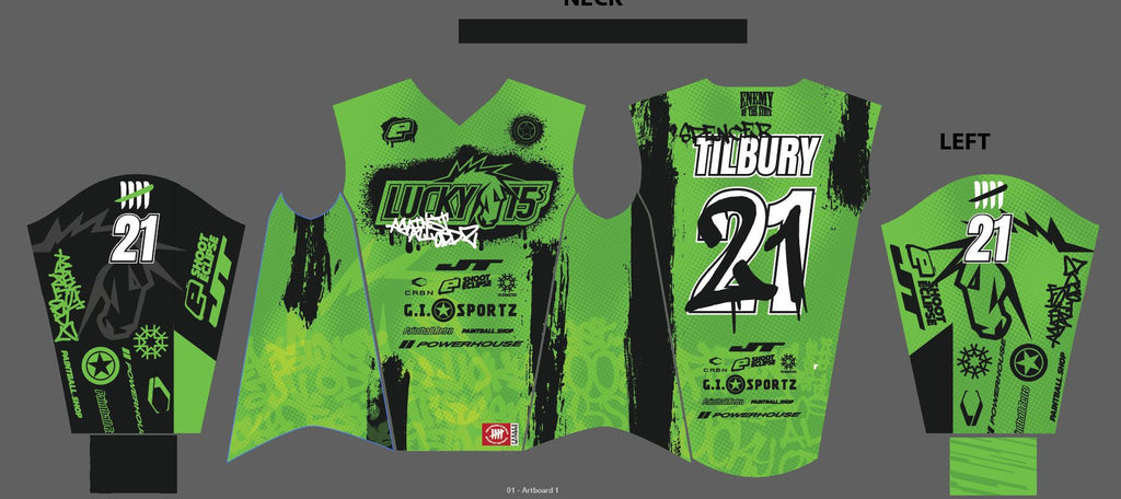 Lucky 15 x Enemy Jersey - Green